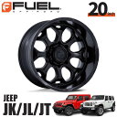 FUEL OFFROAD20インチアルミホイール 1本FC862 SCEPTER セプター ブラックアウト20×9J 5H 127 +1 CB71.5ジープ JK/JLラングラー・JTグラディエーターオーバーフェンダー用 / FC862MX20905001