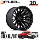 FUEL OFFROAD20インチアルミホイール 1本FC865 STRIKE ストライク ブラックアウト20×9J 5H 127 / 139.7 +1 CB87.1ジープ JK/JLラングラー・JTグラディエーターオーバーフェンダー用 / FC865MX20908301