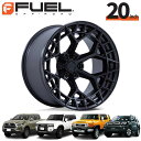 FUEL OFFROAD20インチアルミホイール 1本FC873 CHARGER チャージャー ブラックアウト20×9J 6H 139.7 +1 CB106.1ハイラックス GUN125/150プラド/215サーフ/FJクルーザー/タコマオーバーフェンダー用 / FC873MX20906801