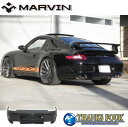 MARVIN マーヴィンリアバンパー4本出しマフラー・純正マフラー対応Porsche Carrera ポルシェ 911(997前期) カレラ/カレラS GT3タ...