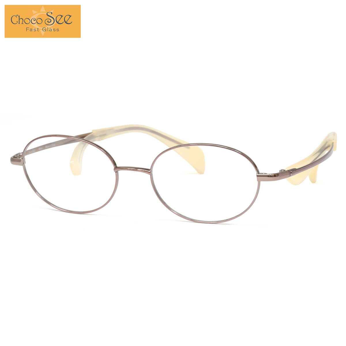 Rakuten - ちょこシー FG24519 PK 49 メガネ Choco See 鼻に跡がつかないメガネ 鼻パッドなし シャルマン CHARMANT レディース