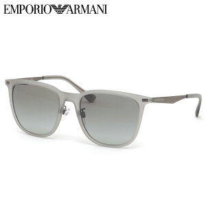 エンポリオアルマーニ サングラス EA4149F 584111 55 EMPORIO ARMANI クリアグレー 艶なし メンズ レディース