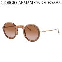 GIORGIO ARMANI AR6147T 335213 43 サングラス ジョルジオアルマーニ made in Japan 日本製 YUICHI TOYAMA 外山雄一 トヤマユウイチ メンズ レディース