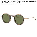 GIORGIO ARMANI AR6147T 33532A 43 サングラス ジョルジオアルマーニ made in Japan 日本製 YUICHI TOYAMA 外山雄一 トヤマユウイチ メンズ レディース