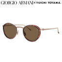 GIORGIO ARMANI AR6148T 333573 46 サングラス ジョルジオアルマーニ made in Japan 日本製 YUICHI TOYAMA 外山雄一 トヤマユウイチ メンズ レディース