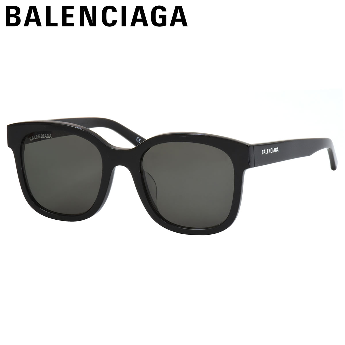 【バレンシアガ 正規販売認定店】 サングラス BB0076SK 001 52 BALENCIAGA BB シンプル ストリート イタリア製 made in Italy メンズ レディース