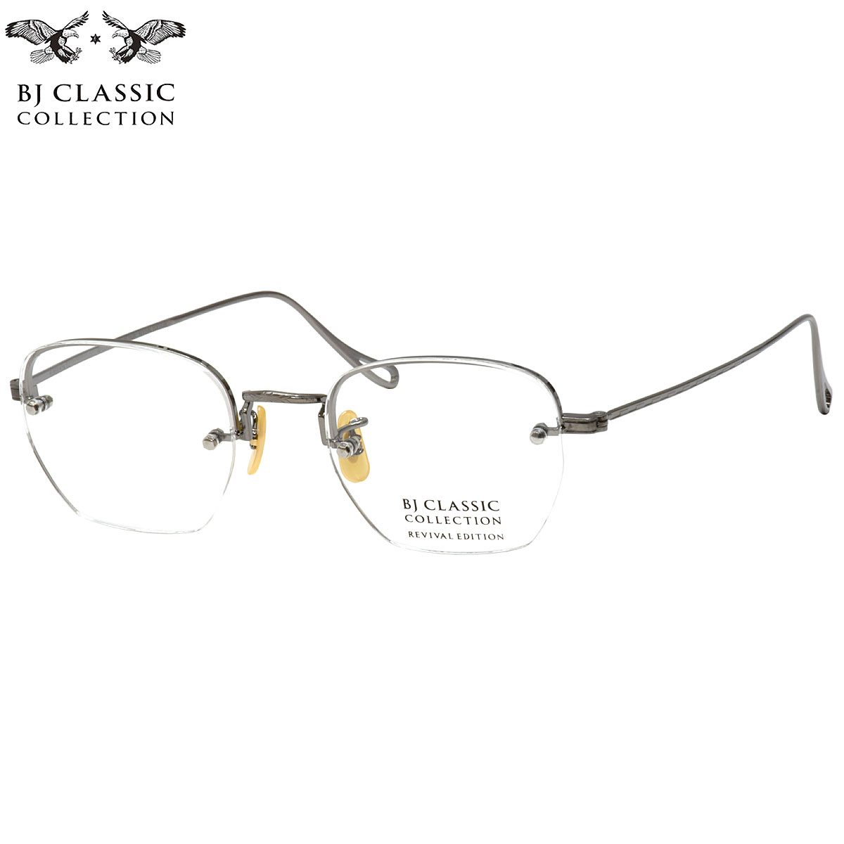 BJ CLASSIC COLLECTION RIMWAY02 4 46 メガネ BJクラシックコレクション REVIVAL EDITION リバイバル エディション RIMWAY リムウェイ 日本製 メイドインジャパン メンズ レディース ツーポイント