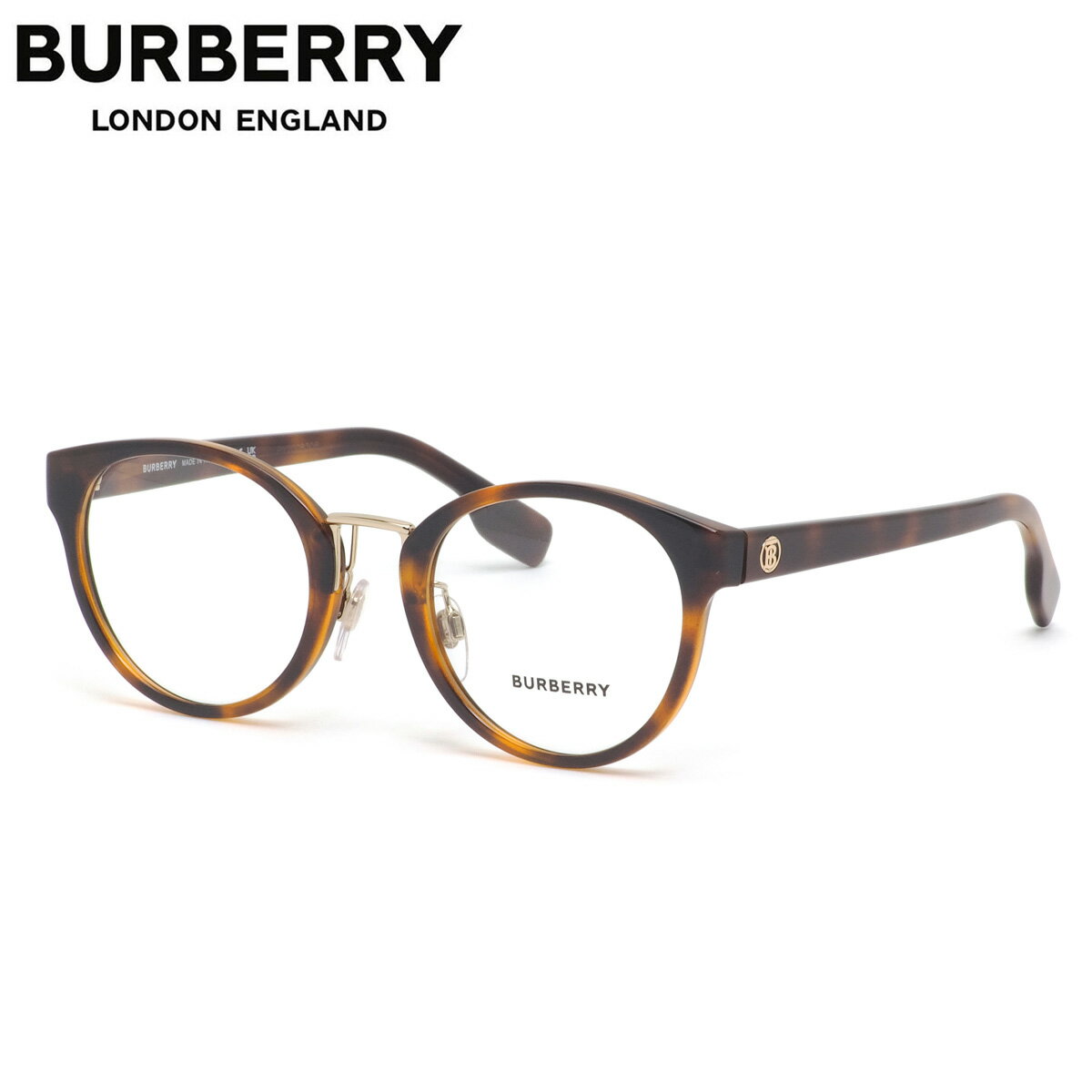 バーバリー プレゼント メンズ（30000円程度） バーバリー BE2360D 3316 49 メガネ BURBERRY べっ甲 デミ メンズ レディース