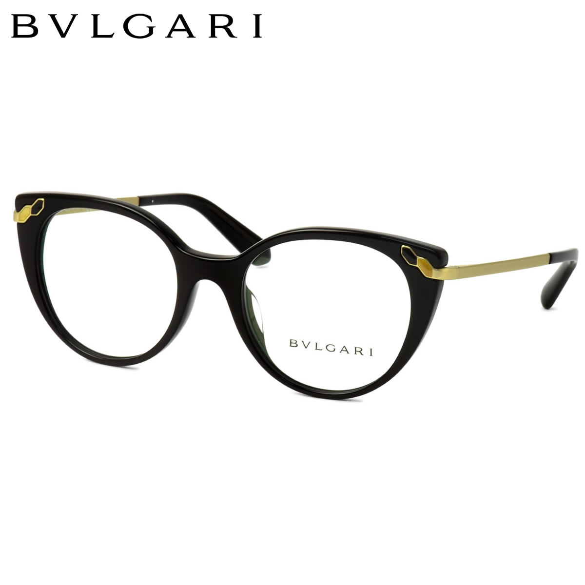 ブルガリ BVLGARI メガネ BV4150F 501 51サイズ SERPENTI セルペンティ キャッツアイ ラウンド マットゴールド ブルガリ BVLGARI レディース