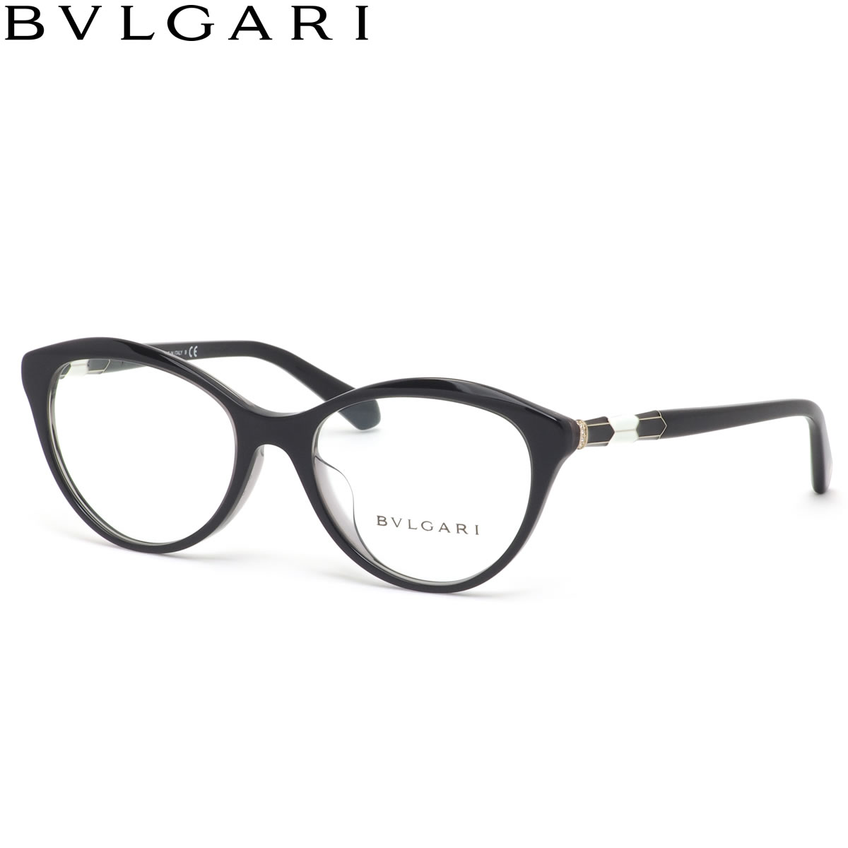 ブルガリ メガネ BV4187BF 5381 54 BVLGARI SERPENTI セルペンティ イタリア製 MADE IN ITALY 黒縁 黒ぶち メンズ レディース