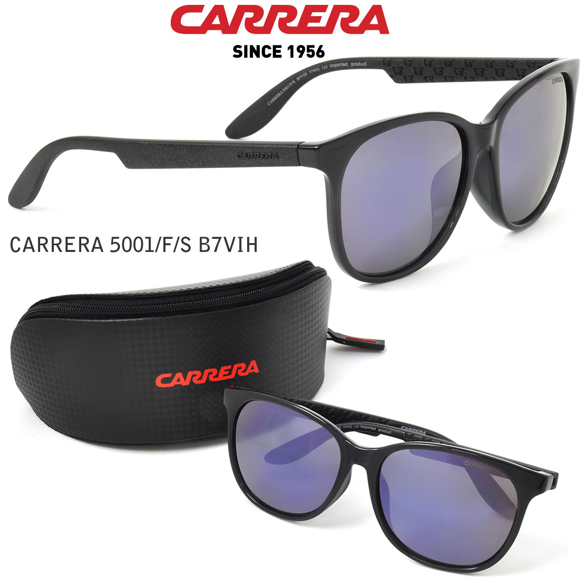 訳あり ランクD 未使用品 カレラ CARRERA サングラス 5001FS B7VIH 57サイズ 5001/F/S CARRERA メンズ レディース