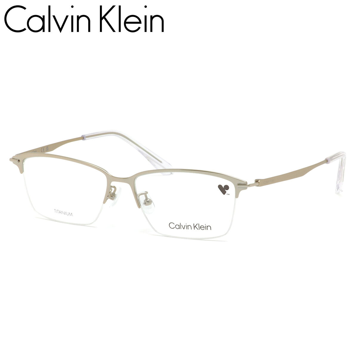商品基本情報商品カテゴリー：メガネブランド名：CALVIN KLEIN (カルバンクライン)型番：CK21135A 717 フレームカラー：ゴールド レンズカラー：--紫外線カット率：--可視光線透過率：--鼻パッド：ありレンズシェイプ分類：ウェリントンフレームタイプ分類：ナイロールフレーム材質：チタン レンズ材質：デモレンズおすすめの性別：ユニセックス ----------------------------------------------- おすすめの性別：男性にも おすすめの性別：女性にもオススメです。 -----------------------------------------------付属品：専用ケース、取り扱い説明書 ※付属品の仕様は予告なく変更になる場合がございます。予めご了承くださいませ。状態：新品未使用国内正規品、アジアンフィット デモレンズがセットされた状態での使用はできません。ご使用の際は必ずレンズを入れ替えてください。商品サイズ情報【A】レンズのよこ幅：53mm 【B】レンズのたて幅：34mm 【C】ブリッジ幅：15mm 【D】全体のよこ幅：139mm 【E】全体のたて幅：36mm 【F】テンプルの長さ：145mmメーカー公表サイズ：53□15-145That'sが厳選したレンズについてご希望のレンズの屈折率やコートの種類等により、「NIKON」「SEIKO」「HOYA」などのメーカーが発売している多くのレンズの中から最適なレンズを厳選しています。例えば、最も販売数の多い1.60非球面レンズの場合、無色レンズでは「Nikon」をおすすめしていますが「HOYA」をご希望でしたら代替可能です。CK21135A 717 53装飾を省いたミニマルなデザインでビジネスシーンでも活躍してくれるモデル。落ち着いたハーフリムタイプのフレームが自然な印象で掛けていただけます。フロントとテンプルをつなぐヨロイがアクセントになって、シンプルながらも洗練されたオシャレさを醸し出しています。耳にかかるモダンは、クリア生地を使用しているので、安定感がありながらも軽やかに掛けていただけます。フレーム素材はチタンを使用しており、長時間掛けても疲れにくい軽さと汗などにも強い耐久性を兼ね備えています。