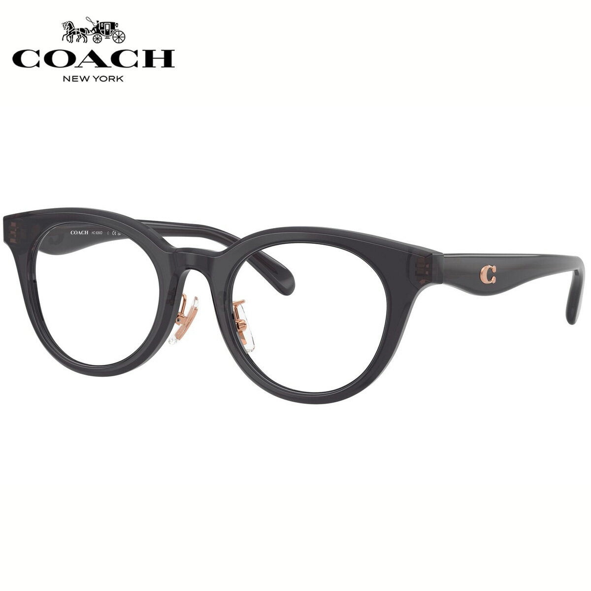 Other - コーチ HC6280D 5104 48 メガネ COACH トランスペアレント クリアグレー C ロゴ メンズ レディース