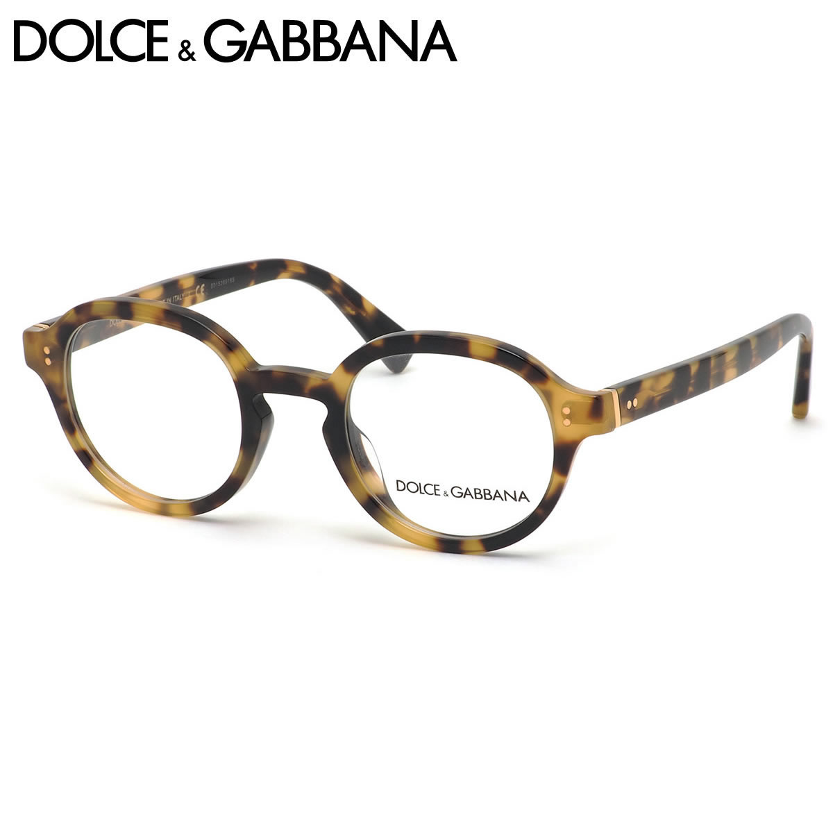 ドルチェ＆ガッバーナ DOLCE&GABBANA メガネ DG3271F 512 47サイズ ラウンド フルフィット キーホール ドルチェ＆ガッバーナ DOLCE&GABBANA メンズ レディース