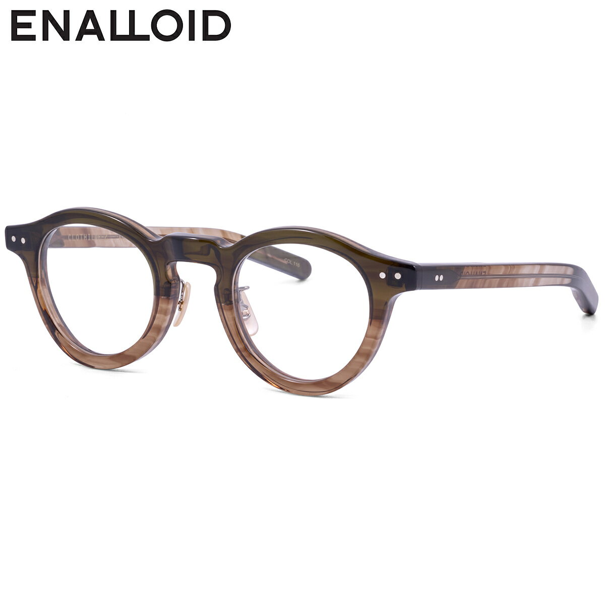 樂天商城 - エナロイド CLOTHILDE-2 116 43 メガネ ENALLOID クロチルド2 日本製 国産 メイドインジャパン メンズ レディース