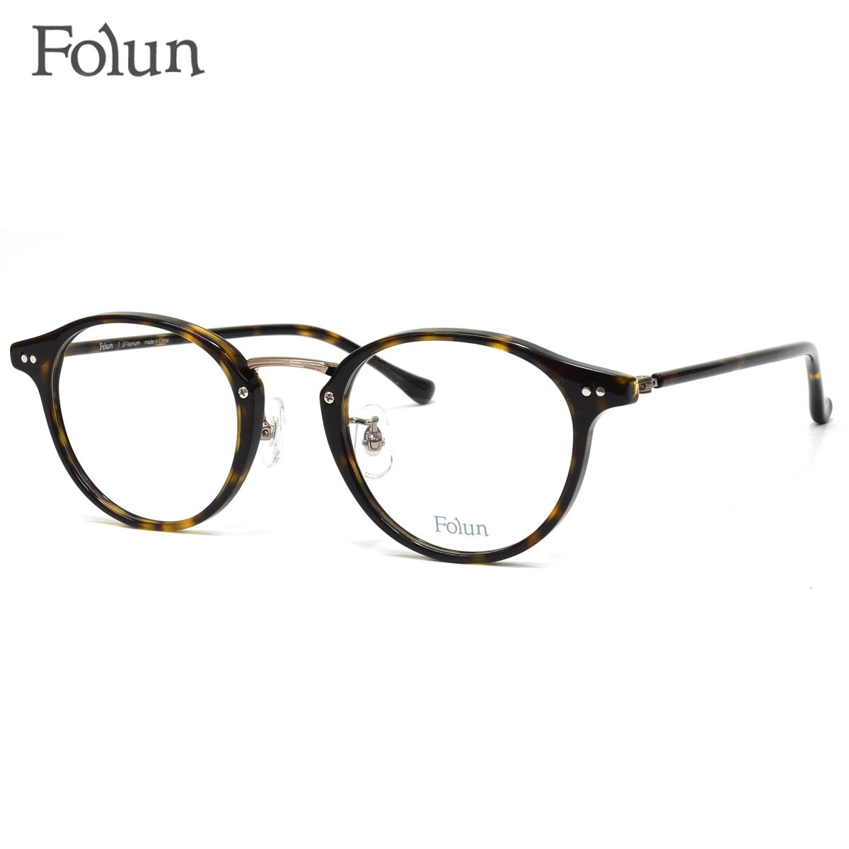 樂天商城 - フォルン FL2025 DM 47 メガネ Folun βチタン レディース