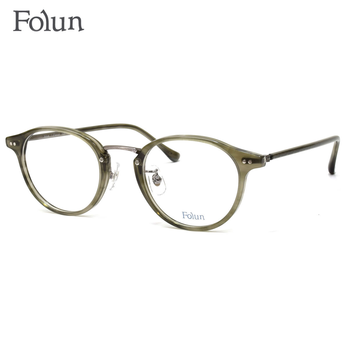 樂天商城 - フォルン FL2025 KH 47 メガネ Folun βチタン レディース