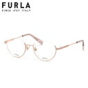 フルラ VFU797J 02AM 50 メガネ FURLA アンダーリム 逆ナイロール レディース