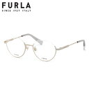 フルラ VFU797J 0I88 50 メガネ FURLA アンダーリム 逆ナイロール レディース