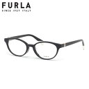 フルラ VFU799J 0Z50 50 メガネ FURLA キーホールブリッジ 黒縁 くろぶち レディース
