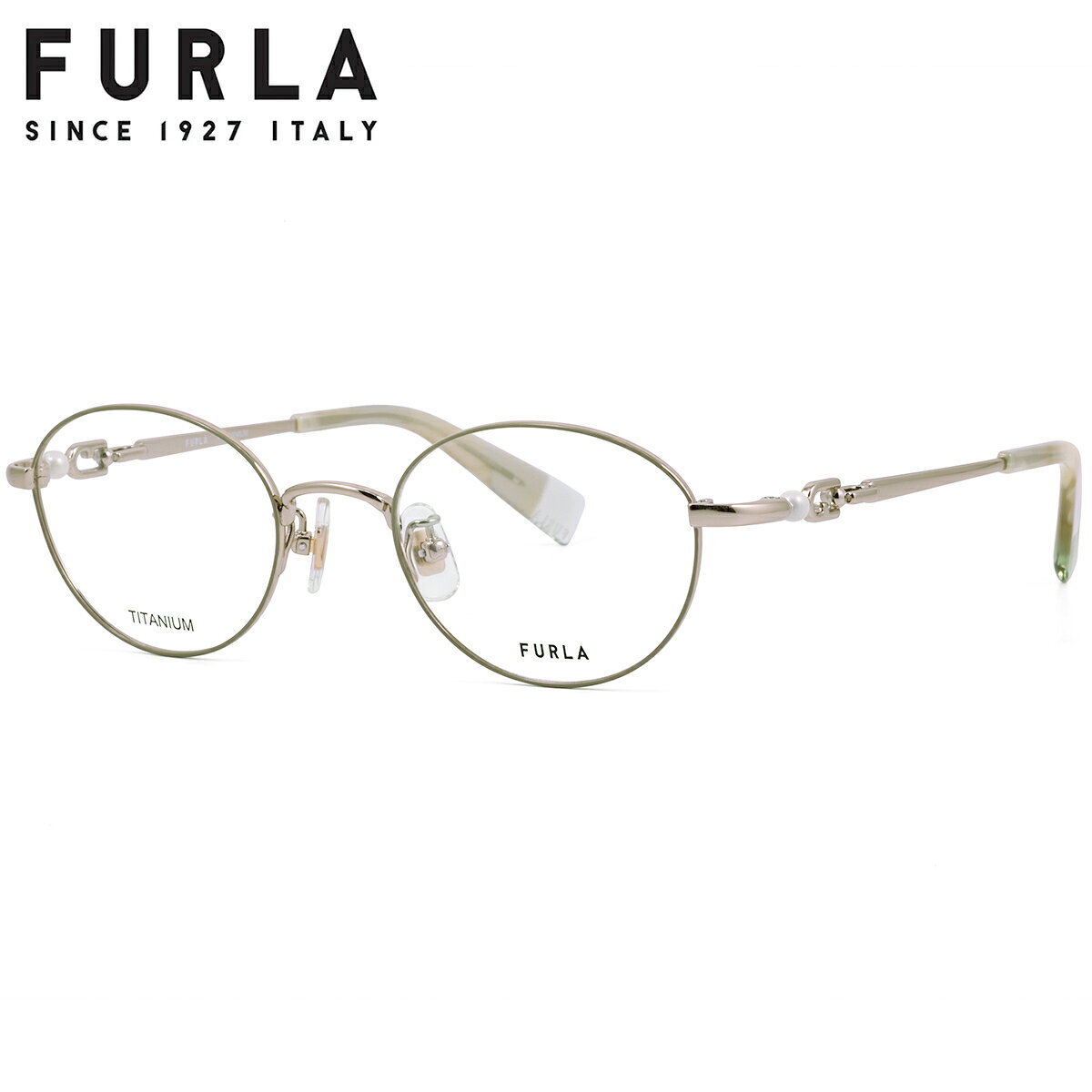 樂天商城 - フルラ VFUB37J 07ES 48 メガネ FURLA ローブリッジフィット アジアンフィット レディース
