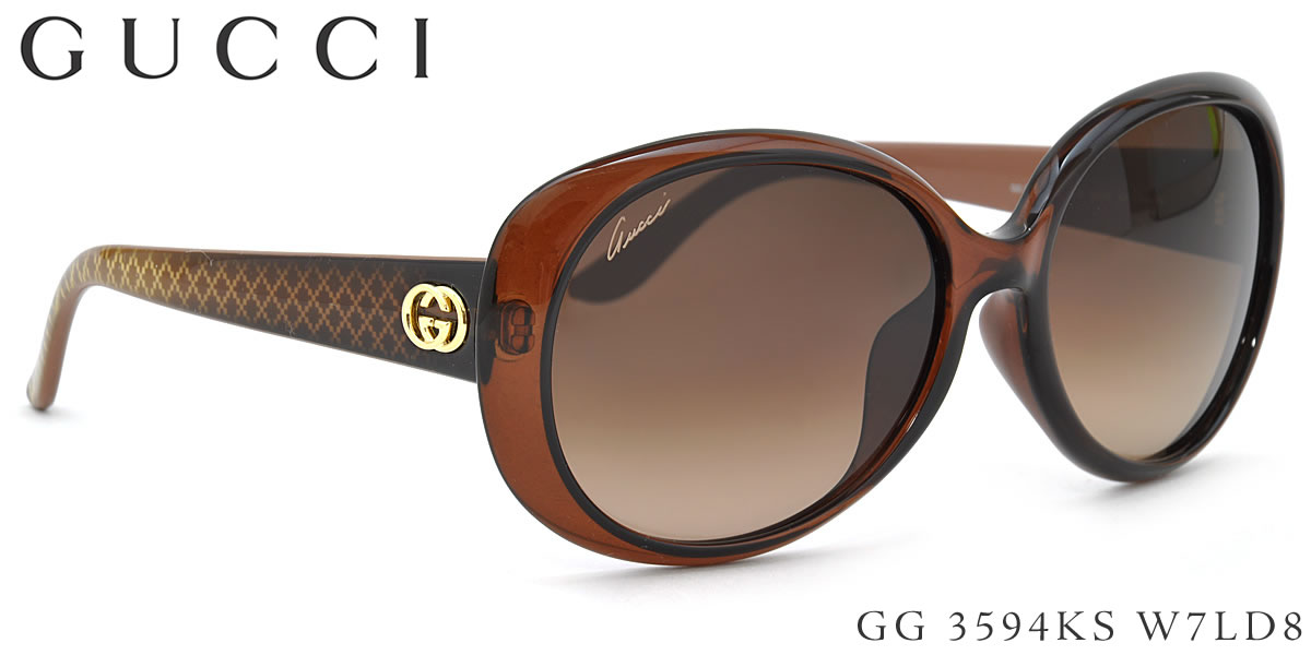 グッチ GUCCI サングラス GG3594KS W7L/D8 59サイズ アジアンフィッティングモデル あす楽対応