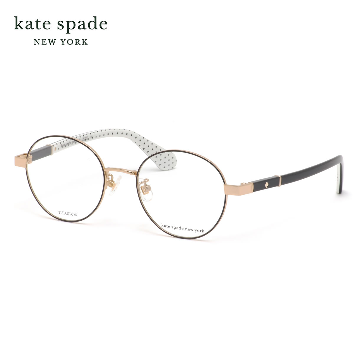 ケイトスペード JAELYN/F 807 49 メガネ kate spade おしゃれ クラシカル 軽量 軽い コンビネーション レディース