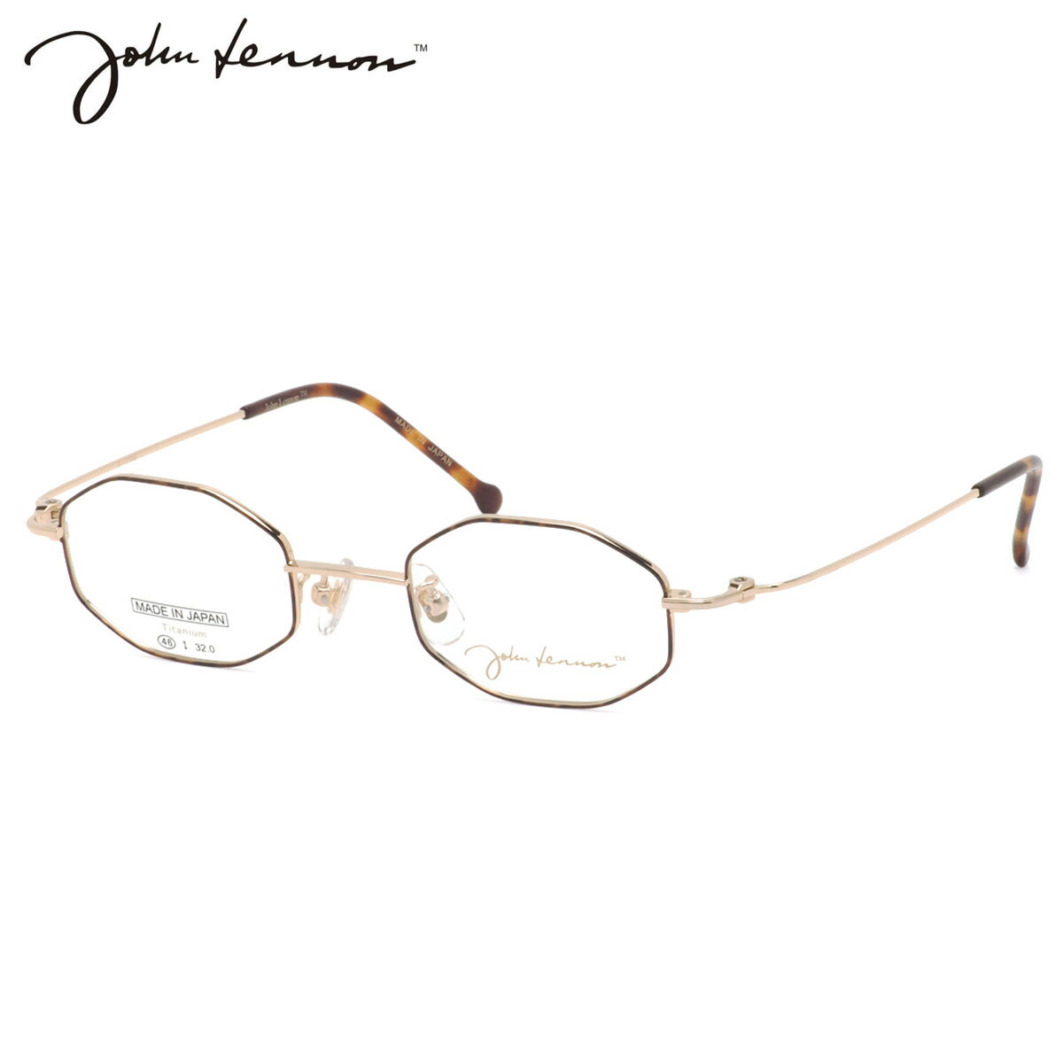 ジョンレノン JL-1104 1 46 メガネ John Lennon 日本製 国産 ビートルズ オノヨーコ 丸眼鏡 メンズ レディース