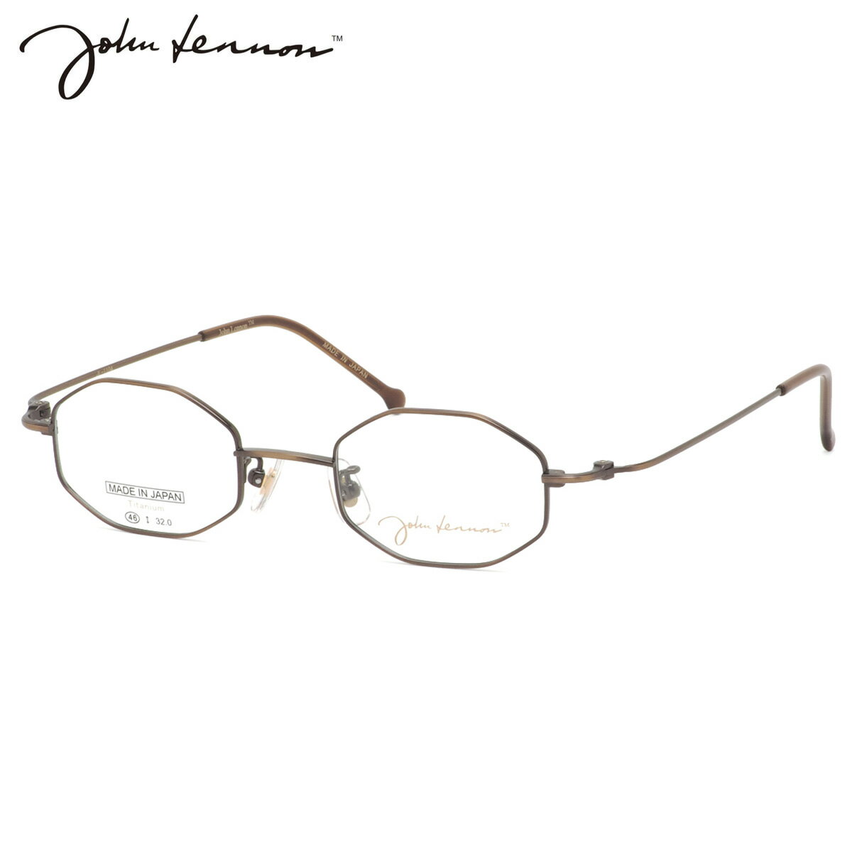 ジョンレノン JL-1104 2 46 メガネ John Lennon 日本製 国産 ビートルズ オノヨーコ 丸眼鏡 メンズ レディース