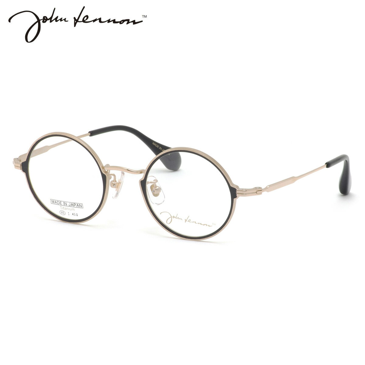 ジョンレノン JL-P307 2 45 メガネ John Lennon プレミアム 日本製 国産 ビートルズ オノヨーコ 丸眼鏡 メンズ レディース