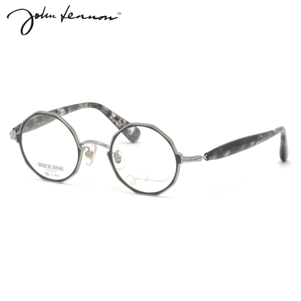 乐天商城 - ジョンレノン JL-P308 2 44 メガネ John Lennon プレミアム デカゴン 10角形 日本製 国産 丸眼鏡 メンズ レディース