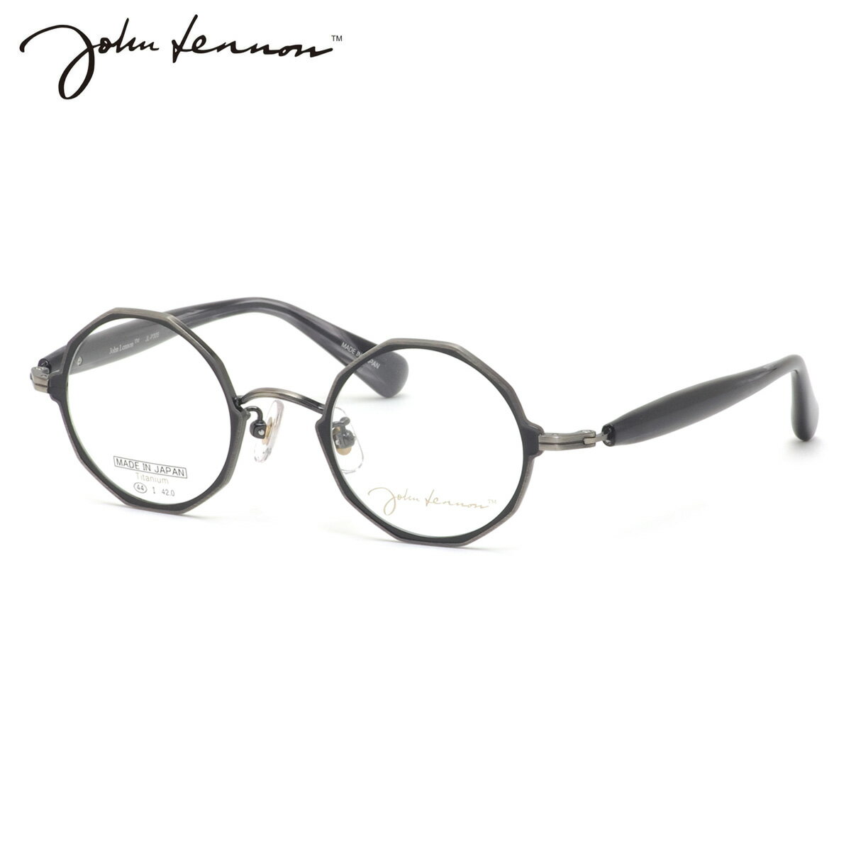 ジョンレノン JL-P308 4 44 メガネ John Lennon プレミアム デカゴン 10角形 日本製 国産 ビートルズ オノヨーコ 丸眼鏡 メンズ レディース