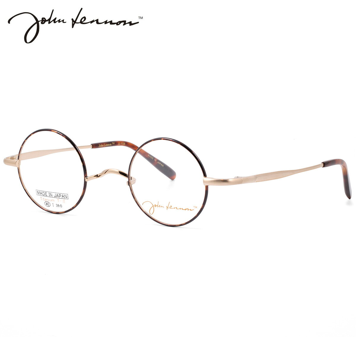樂天商城 - ジョンレノン JL-1135 1 40 メガネ John Lennon ビートルズ オノヨーコ 日本製 国産 メンズ レディース