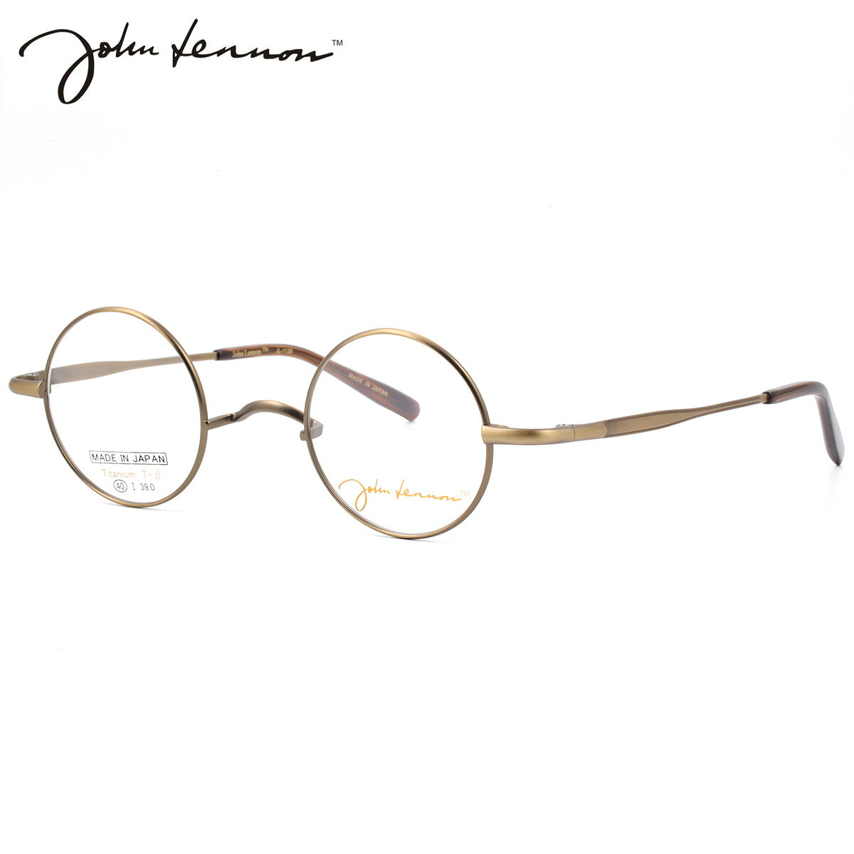 樂天商城 - ジョンレノン JL-1135 3 40 メガネ John Lennon ビートルズ オノヨーコ 日本製 国産 メンズ レディース