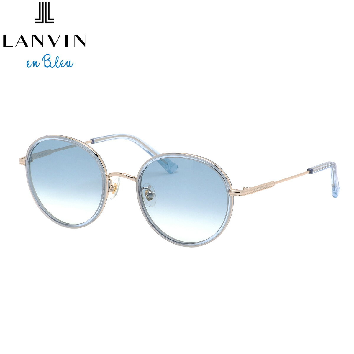 ランバンオンブルー SLB010J I88B 51 サングラス LANVIN en Bleu トランスパレント クリア インナーリム メンズ レディース