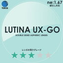 LUTINA UX GO TOKAI 東海光学 度付き ブルーライトカット レンズ ルティーナ 1.67 両面非球面