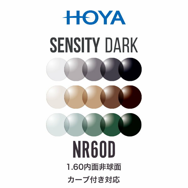 ˥塼åRF1.60 󥷥ƥ 1.60 ĻĴ դб HOYA NULUX RF 1.60 SENSITY DARK ۥ դ