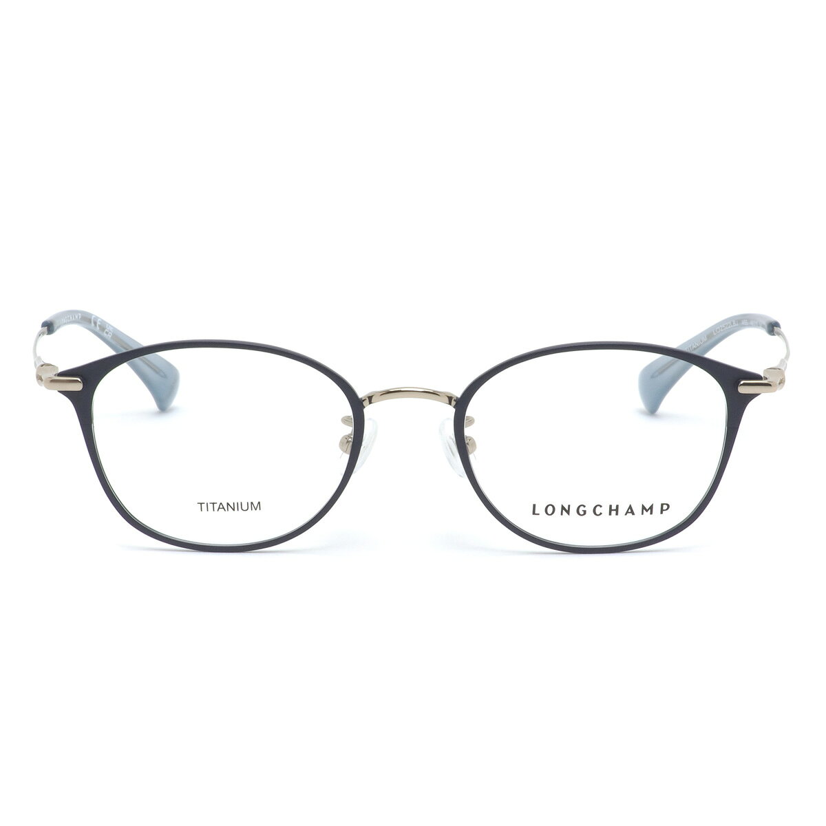 ロンシャン LO2522LBJ 455 48 メガネ LONGCHAMP ロゾ グースネックノーズパッド 軽...