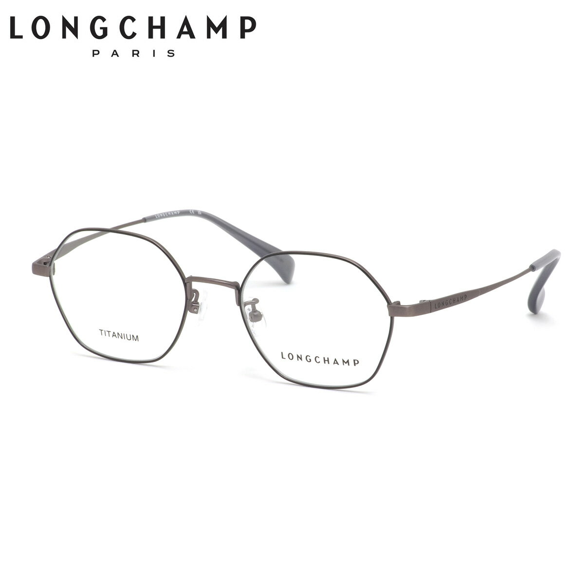 ロンシャン LO2525LBJ 035 49 メガネ LONGCHAMP ヘリテージ ヘキサゴン グースネックノーズパッド 軽量 レディース