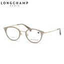 ロンシャン LO2531LBJ 303 46 メガネ LONGCHAMP チタニウム 軽量 ボスリントン クリアカラー レディース
