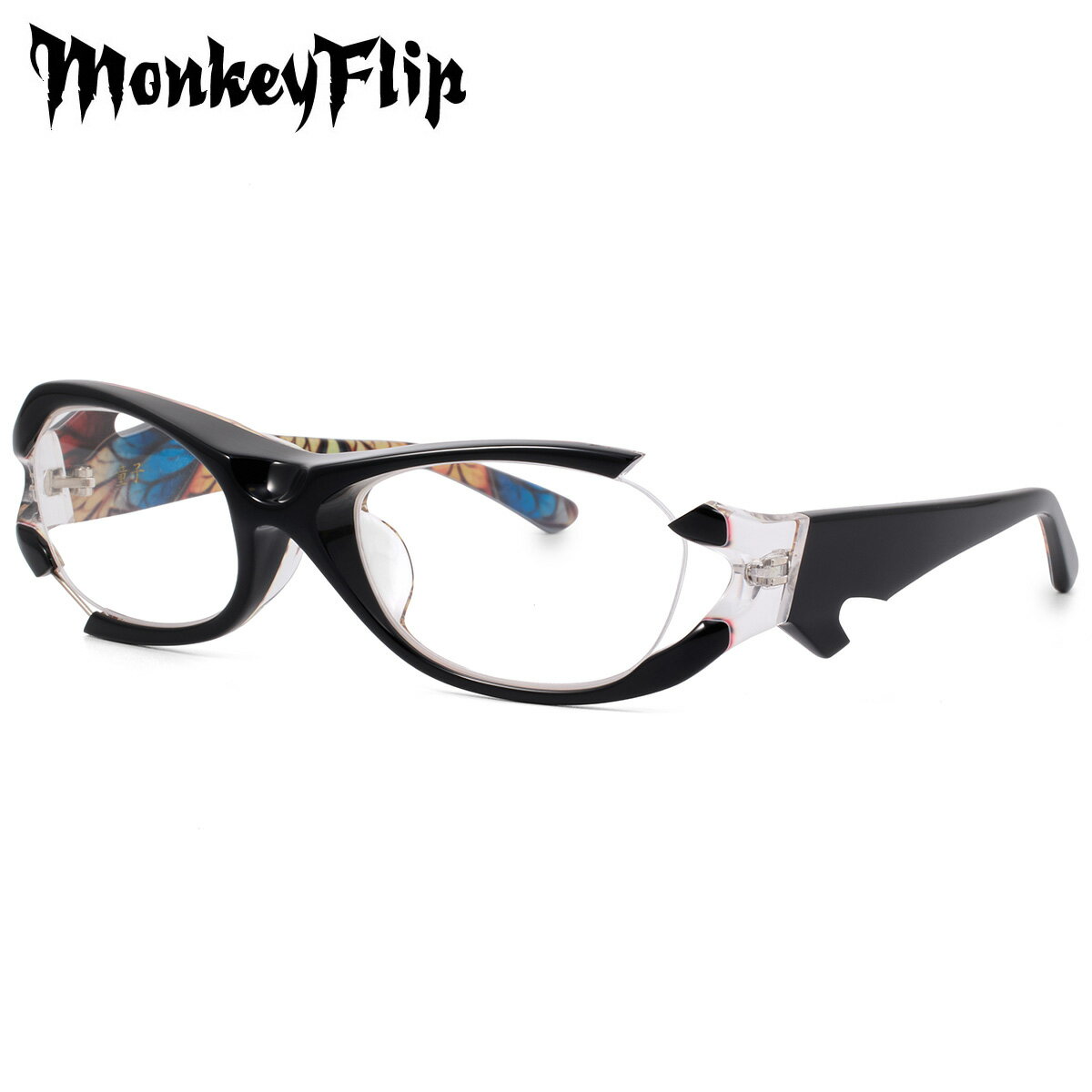 RALPH LAUREN - モンキーフリップ 童子 C2 55 メガネ Monkey Flip MonkeyFlip Collection 童子 どうじ ゴーグルモデル アシンメトリー メンズ レディース