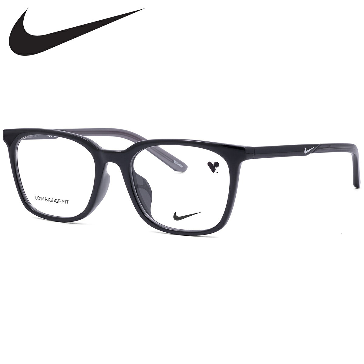 ナイキ 7073LB 001 52 メガネ NIKE ローブリッジフィット メンズ レディース