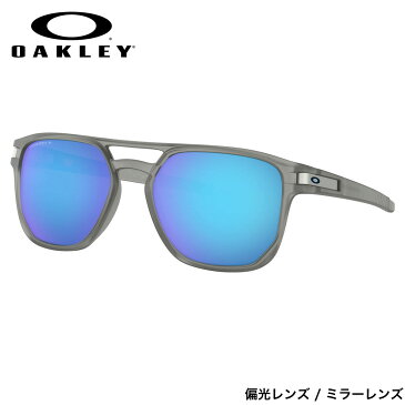 オークリー OAKLEY サングラス OO9436-06-54 LATCH BETA ラッチベータ プリズム 半透明 偏光レンズ ミラー Matte Grey Ink/Prizm Sapphire Polarizedk スポーツ アウトドア オークレー かっこいい メンズ レディース