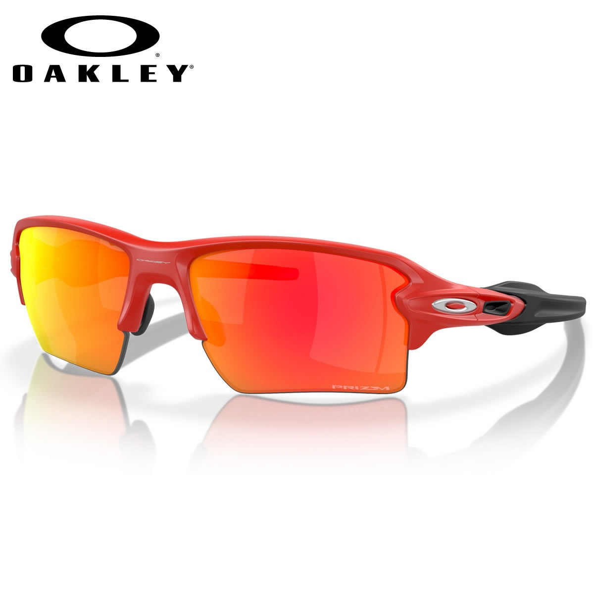 オークリー OO9188-J1-59 サングラス OAKLEY FLAK 2.0 XL フラック2.0XL プリズム Matte Redline/Prizm Ruby オークレー ミラーレンズ メンズ レディース [LBF2]