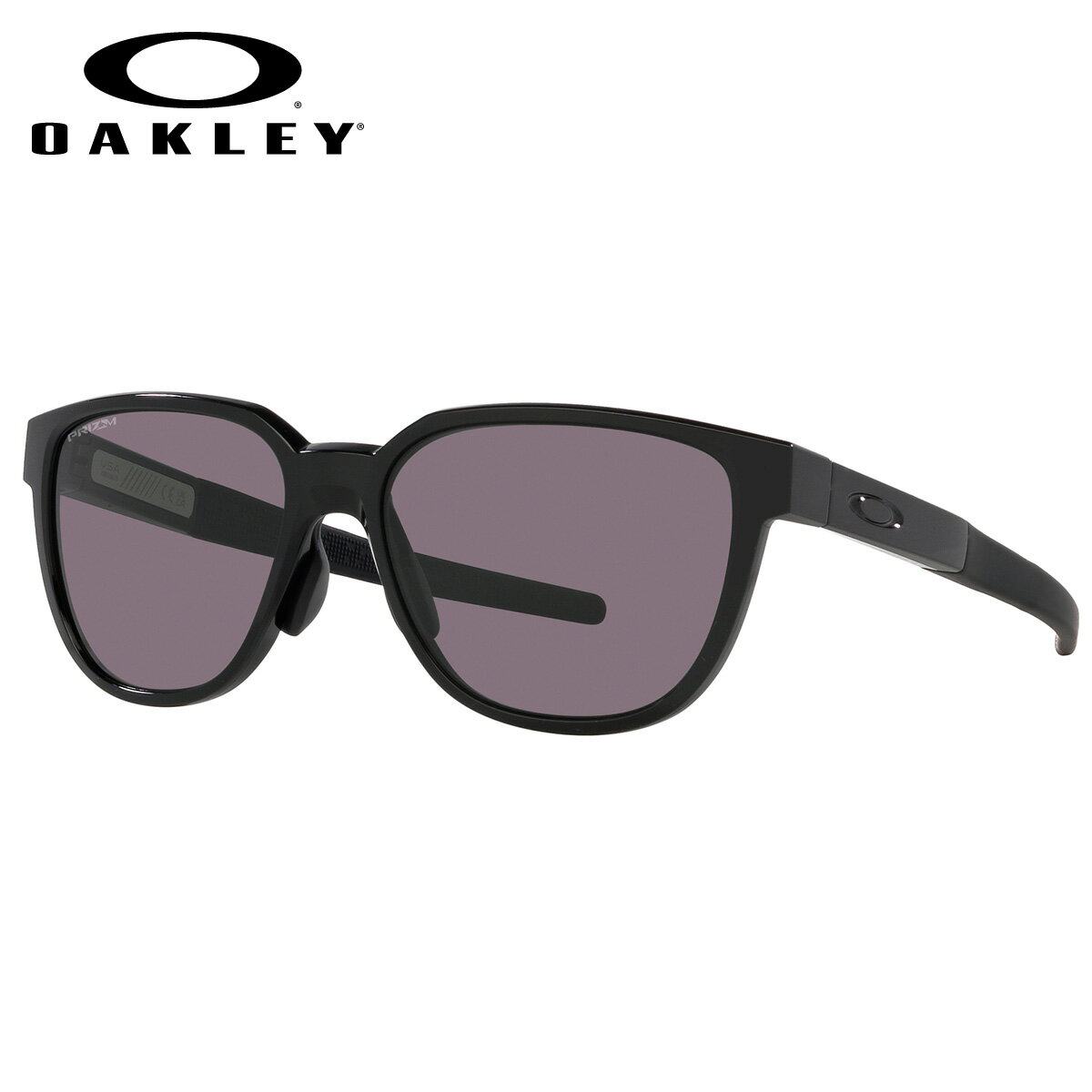 Rakuten - オークリー OO9250A-01-57 サングラス OAKLEY ACTUATOR アクチュエーター Porished Black/Prizm Grey アジアフィット アジアンフィット スポーツ ランニング マラソン メンズ レディース