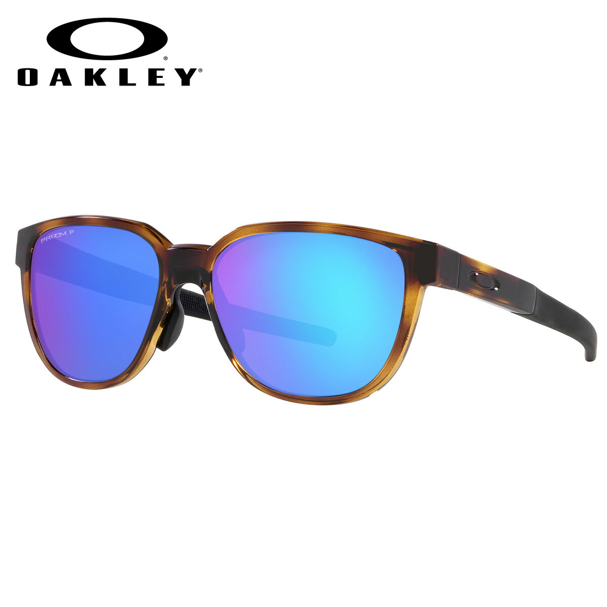 オークリー OO9250A-04-57 サングラス OAKLEY ACTUATOR アクチュエーター Brown Tortoise/Prizm Sapphire Polarized 偏光レンズ 偏光サングラス ミラーレンズ アジアフィット アジアンフィット スポーツ ランニング マラソン メンズ レディース