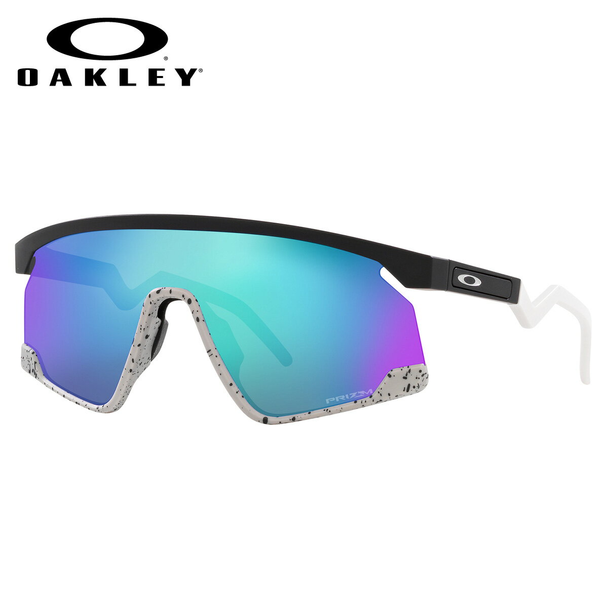 オークリー OO9280-03-39 サングラス OAKLEY BXTR ビーイックスティーアール Matte Black/Prizm Sapphire ミラーレンズ スポーツ ゴーグル サイクリング メンズ レディース