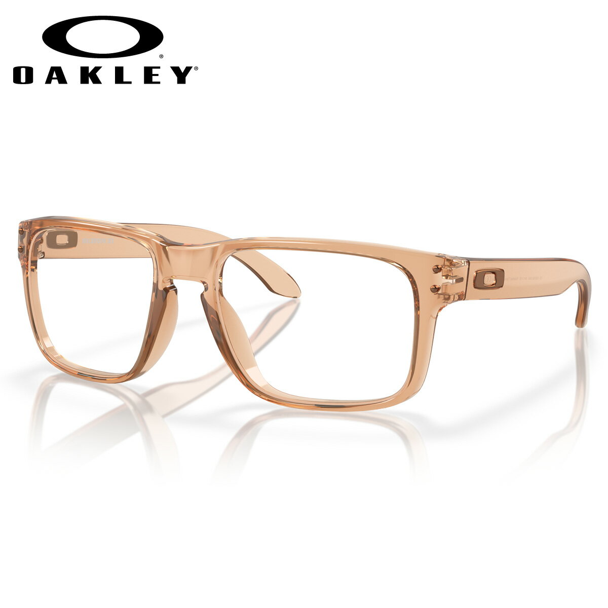 オークリー OX8156-14-54 メガネ OAKLEY ホルブルックアールエックス HOLBROOK RX Polished Transparent Sepia メンズ レディース