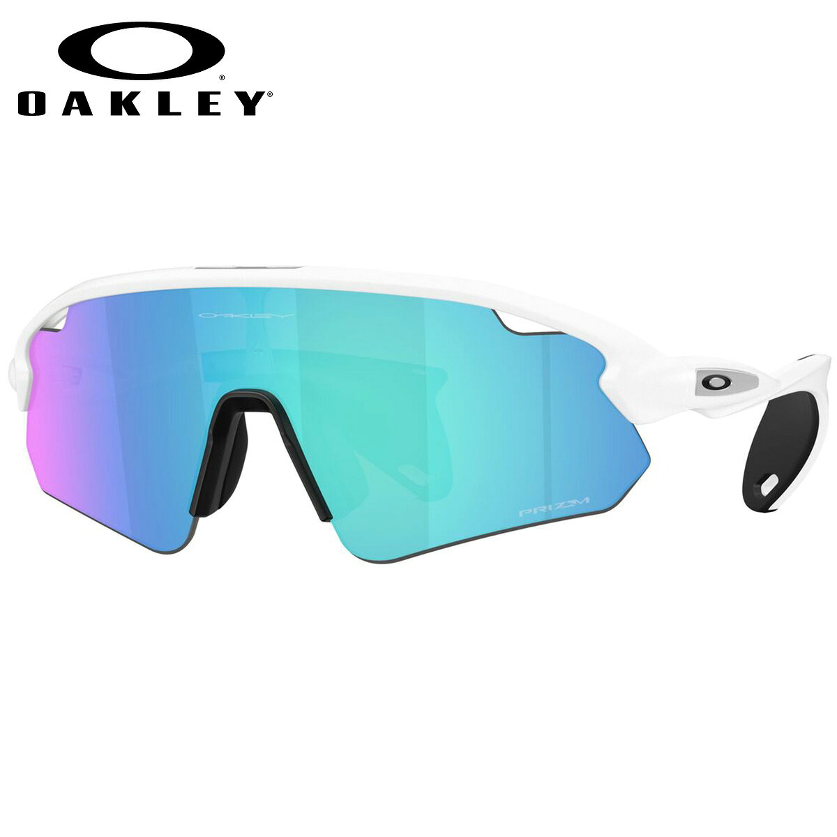 オークリー OO9525-02-37 サングラス OAKLEY STUNT DEVIL A スタントデビル アジアフィット ローブリッジフィット プリズム Matte White/Prizm Sapphire オークレー メンズ レディース [26N1OO](4.0)