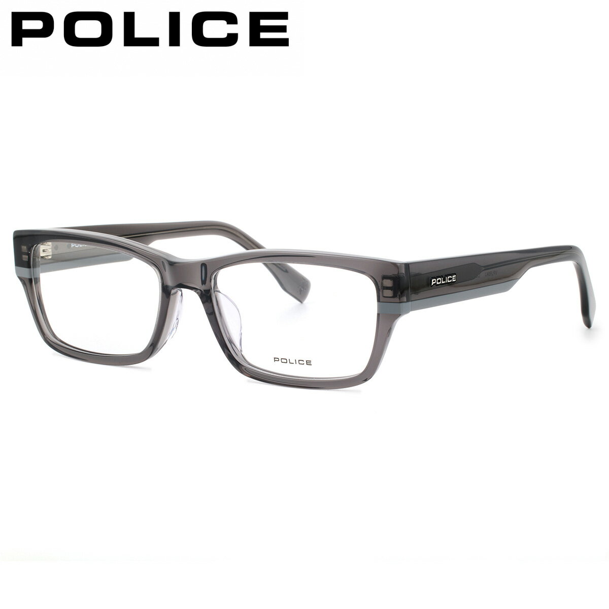 楽天メガネ・サングラスのThat’sポリス VPLR84J 04AL 53 メガネ POLICE メンズ レディース